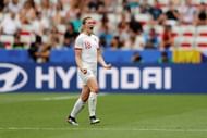 Ellen White scored England's second with a left-footed finish